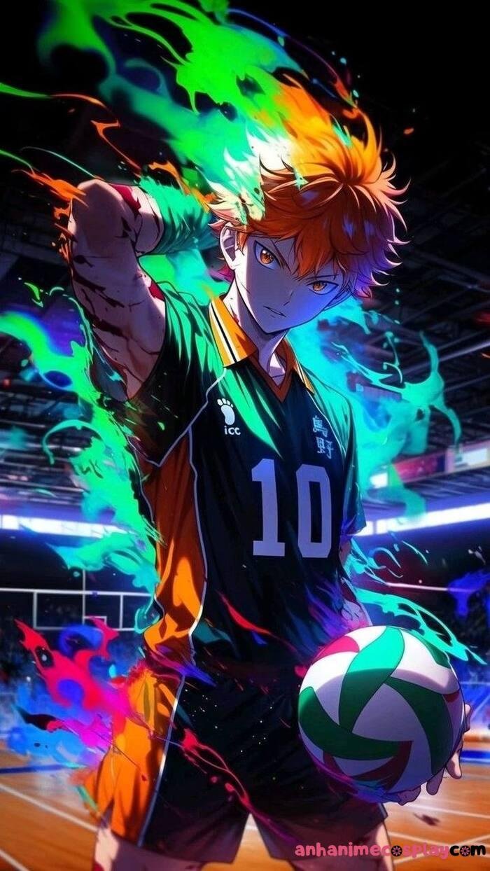 ảnh anime bóng chuyền pinterest